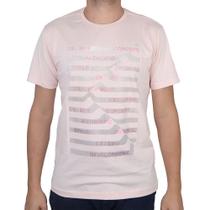 Camiseta Masculina Dixie MC Estampada Rosa Stone - 111942