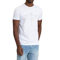 Camiseta Masculina Docthos MC Slim Coroa Branca - 876544 Camiseta Masculina Docthos MC Slim Coroa Branca - 876544