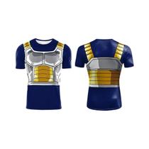 Camiseta Masculina Dragon Ball Z Vegeta Saiyan Com Impressão 3D, Casual, Manga Curta, Anime Cosplay, Camiseta Masculina Dragon Ball Z Vegeta Saiyan Com Impressão 3D, Casual, Manga Curta, Anime Cosplay,
