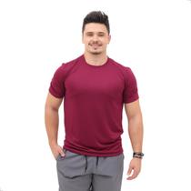 Camiseta Masculina Dry Fit Basica TechMalhas Lisa secagem rapida