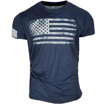 Camiseta masculina DZMDIP de manga curta Patriotic American Design Camiseta masculina DZMDIP de manga curta Patriotic American Design