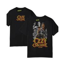 Camiseta Masculina E Feminina Ozzy Osbourne 2018 Nomo Tour Vol.2 Concert Music Para Uso Diário Na