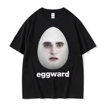 Camiseta Masculina E Feminina Twilight Eggward Meme Edward Cullen Parody Humor Algodão Manga Curta