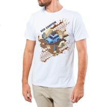 Camiseta Masculina Eco Canyon Car In The Mud Branca