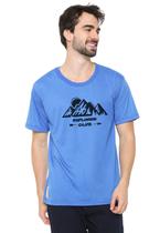 Camiseta Masculina Eco Canyon Explore Club Azul