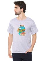 Camiseta Masculina Eco Canyon Jar Cinza