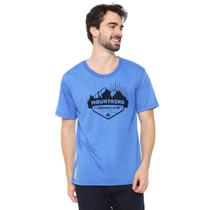 Camiseta Masculina Eco Canyon Moutains Azul