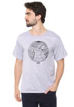 Camiseta masculina eco canyon mundi cinza