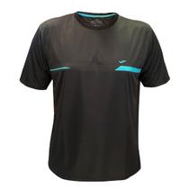 Camiseta Masculina Elite Gola Careca Preto/Verde