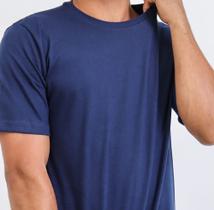 Camiseta Masculina em Algodão na cor Azul Marinho