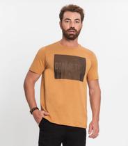 Camiseta Masculina Em Meia Malha Diametro Marrom