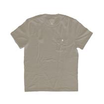 Camiseta masculina em tecido flame, lisa, cor argila, com bolso, marca basic +, tamanho g Camiseta masculina em tecido flame, lisa, cor argila, com bolso, marca basic +, tamanho g