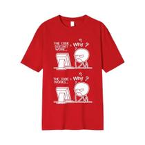 Camiseta Masculina Engraçada Com Estampa Casual Do Sistema Operacional Linux, Moda Streetwear