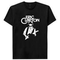 Camiseta Masculina Eric Clapton Cantor Camisa Algodão - DTF - SEMPRENALUTA