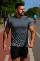Camiseta Masculina Esportiva Dry - Academia, Corrida e Treino Exercício - D.A Modas
