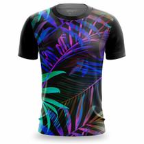 Camiseta Masculina Estampa 3D Slim Camisa Tshirt Poliester Confortável