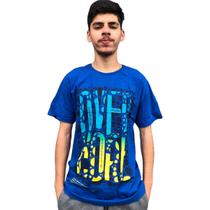 Camiseta masculina estampa alto relevo overcore gangster