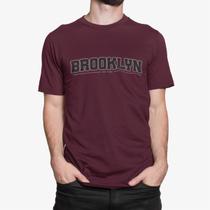 Camiseta Masculina Estampa Brooklyn 100% Algodão