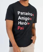 Camiseta Masculina Estampa Frase Manga Curta MR-43205