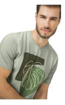 Camiseta Masculina Estampa Frontal Gola Redonda