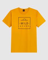 Camiseta Masculina Estampa Lettering Frontal Em Malha Algodão Camiseta Masculina Estampa Lettering Frontal Em Malha Algodão