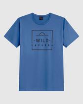 Camiseta Masculina Estampa Lettering Frontal Em Malha Algodão Camiseta Masculina Estampa Lettering Frontal Em Malha Algodão