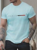 Camiseta Masculina Estampa Paris 100% Algodão Premium Estilo Conforto Camiseta Masculina Estampa Paris 100% Algodão Premium Estilo Conforto