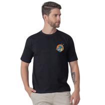 Camiseta Masculina Estampa Personalizada Personagem Dragão Logo Coleção Excluisa Casual