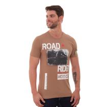 Camiseta Masculina Estampa Road Premium