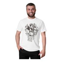 Camiseta Masculina Estampa Samba Pagode Artistas Cantores Algodão Manga Curta Camiseta Masculina Estampa Samba Pagode Artistas Cantores Algodão Manga Curta