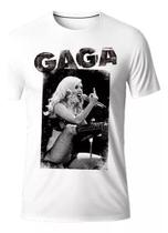 Camiseta Masculina Estampa Tema Lady Gaga Artista Fuck