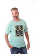 Camiseta Masculina Estampa Tropical Camiseta Masculina Estampa Tropical