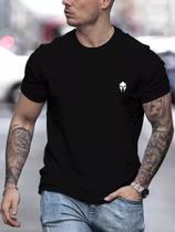 Camiseta Masculina Estampa Warrior Helmet Guerreiro Moda