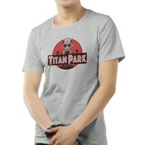 Camiseta Masculina Estampada Attack Anime Manga Curta Algodão Premium e Conforto Fio 30 Penteado Camiseta Masculina Estampada Attack Anime Manga Curta Algodão Premium e Conforto Fio 30 Penteado