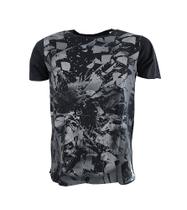 Camiseta Masculina Estampada Caveira Grande de Vidro-100% Algodão Penteado Encorpado Premium - Skull