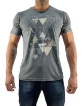 Camiseta Masculina Estampada com Strass 100% Algodão Encorpado Premium - Eleven Corporation