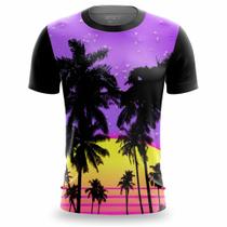 Camiseta Masculina Estampada Digital 3D Camisa Slim Tradicional