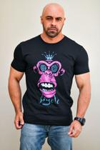 Camiseta Masculina Estampada Gola Careca