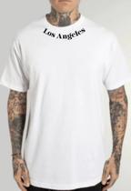 Camiseta Masculina Estampada Los Angeles 100 Algodão Blusa