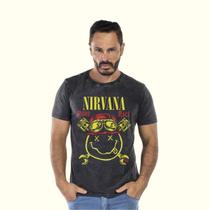 Camiseta Masculina Estampada Nirvana Camiseta Masculina Estampada Nirvana