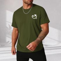 Camiseta Masculina Estampada Streetwear 100% Algodão Fio 30.1 Premium Conforto Estilo Casual Moderna