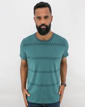 Camiseta masculina estampada strip grid - ultm 511441