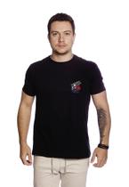 Camiseta Masculina estampada TechMalhas Manga Curta casual