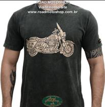 camiseta masculina estonada KEEP RIDING