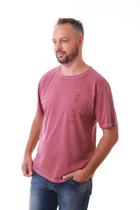 Camiseta Masculina Estonada Marsala Estampa Rico Sublime Lateral Camiseta Masculina Estonada Marsala Estampa Rico Sublime Lateral
