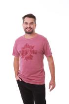 Camiseta Masculina Estonada Marsala Estampa Sublime Tropical Camiseta Masculina Estonada Marsala Estampa Sublime Tropical
