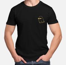 Camiseta Masculina Fantasma Mini Halloween Dia Das Bruxas