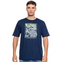 Camiseta Masculina Fatal Racing Azul Marinho Navy 29319