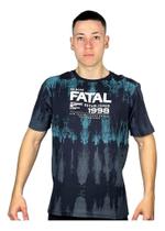 Camiseta Masculina Fatal Surf Camisa Estampada Manga Curta 27053 Original