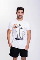 Camiseta Masculina Favela Chik Praia do Forte Branca